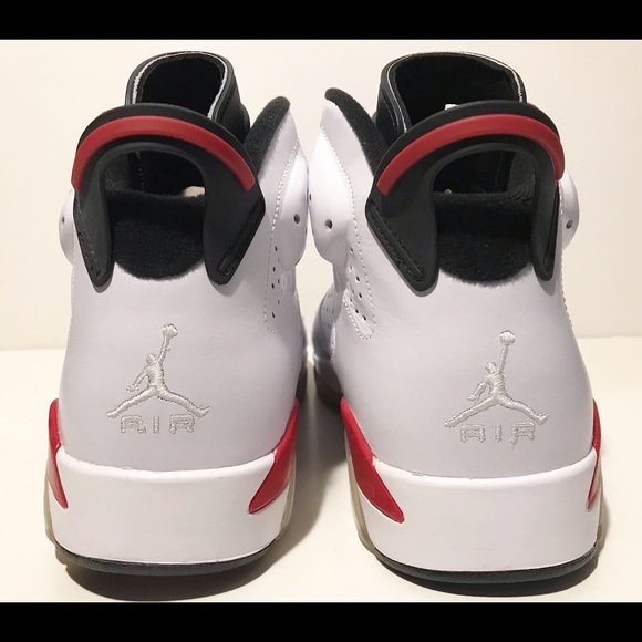 NEW DS 2010 NIKE AIR JORDAN 6 VI White Varsity Red Sz 10 Supreme I IV V VIII XI - Picture 7 of 13